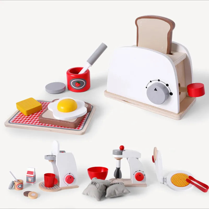 Jouets en bois pour grands cuisiniers Montessori