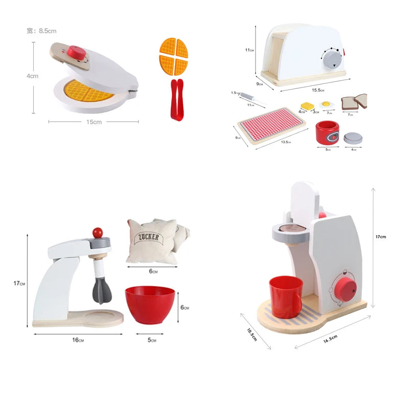 Jouets en bois pour grands cuisiniers Montessori